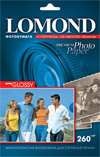 Фотобумага LOMOND формат А5, 260 г/м2, 20 листов в пачке, для струйной печати, односторонняя суперглянцевая (1103104)