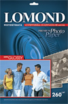 Фотобумага LOMOND формат А3, 260 г/м2, 20 листов в пачке, для струйной печати, односторонняя суперглянцевая (1103130)