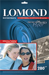 Фотобумага LOMOND формат А3, 280 г/м2, 20 листов в пачке, для струйной печати, односторонняя суперглянцевая (1104102)